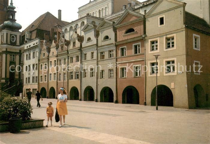 Legnica Marktplatz Renaissance Markthaeuser 16. Jhdt. – بطاقة مصوّرة