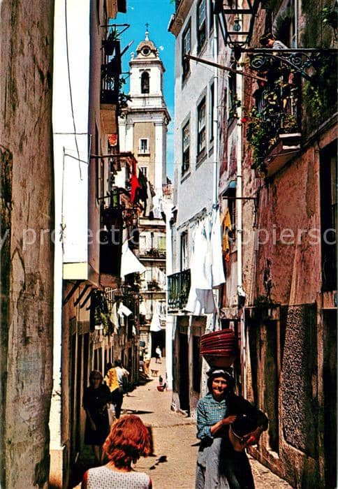 Lisboa Barrio de Alfama – Ansichtskarte