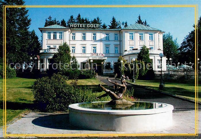 Marianske Lazne Parkhotel Golf Brunnen – Ansichtskarte