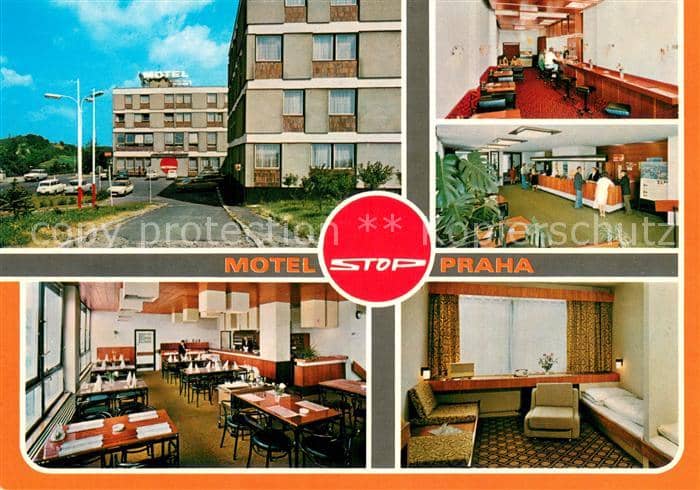 Praha Prahy Prague Motel Stop Praha Gastraeume Rezeption Zimmer – Ansichtskarte