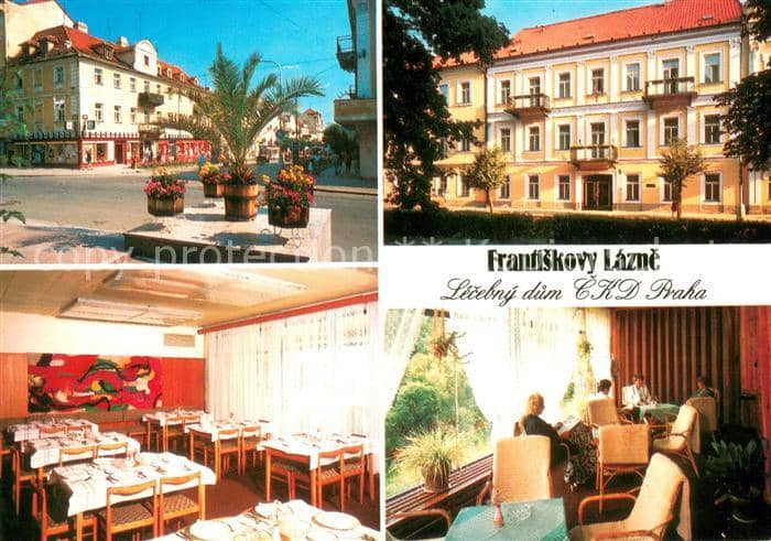 Frantiskovy Lazne Lecebny dum CKD Praha Kurhaus – Ansichtskarte