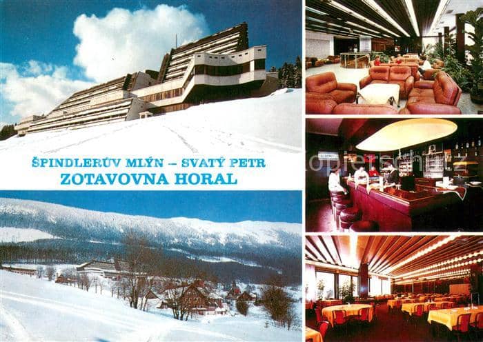 Spindleruv Mlyn Spindlermuehle Zotavovna Horal ve Svatem Petru Krkonose Berghote – Καρτ ποστάλ