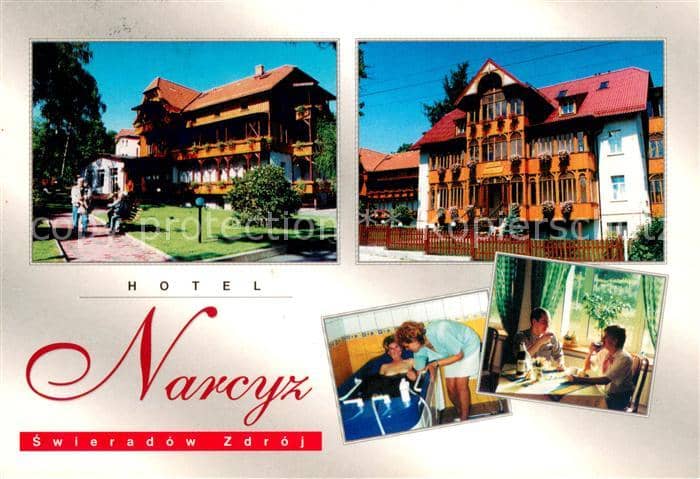 Swieradow Zdroj Bad Flinsberg Hotel Narcyz Restaurant Wellness Moorbad – بطاقة مصوّرة