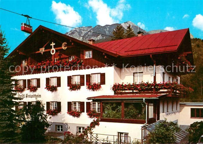 OBERSTDORF Bayern Christl Freizeitheim – Ansichtskarte Oberstdorf