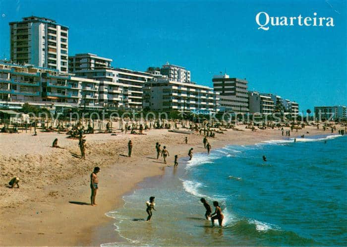 Quarteira Strand Hotels – Ansichtskarte