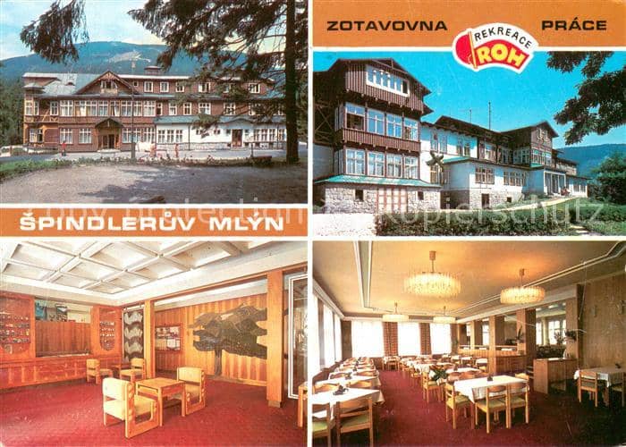 Spindleruv Mlyn Spindlermuehle Zotavovna ROH Prace s ubytovnou Havir Interieur – Καρτ ποστάλ