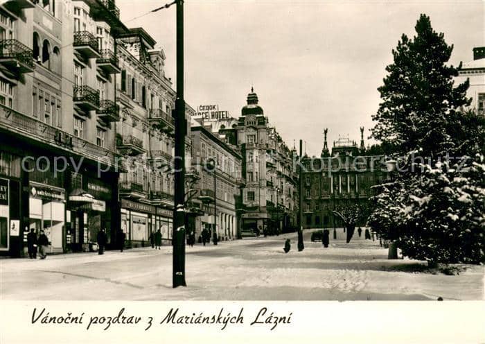 Marianske Lazne Trida Odboraru – Ansichtskarte