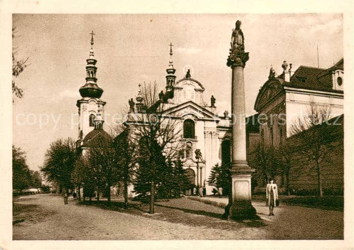Praha Prahy Prague Strahov Kloster – Ansichtskarte