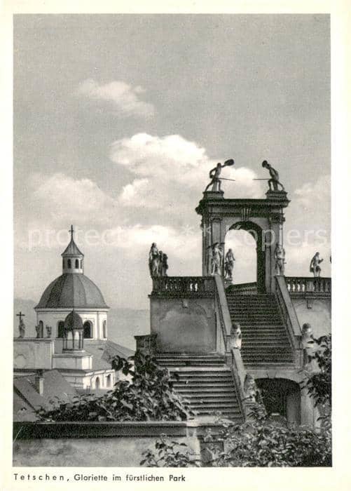 Tetschen-Bodenbach Boehmen Gloriette im fuerstlichen Park Aus dem Jahrweiser Sch – Ansichtskarte