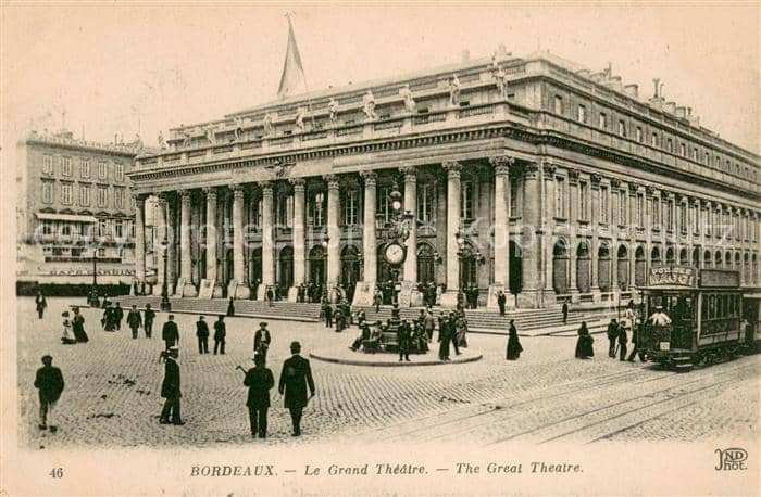 Theatergebaeude Bordeaux – Ansichtskarte