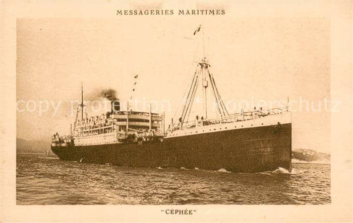 Dampfer Oceanliner Cephee – Ansichtskarte