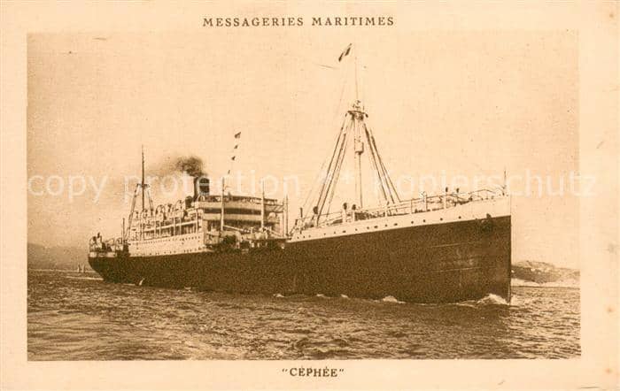 Dampfer Oceanliner Cephee – Ansichtskarte