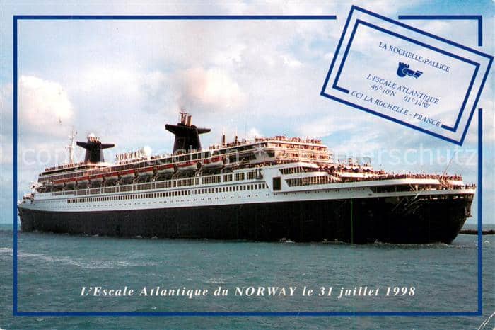 Dampfer Oceanliner Norway – Ansichtskarte