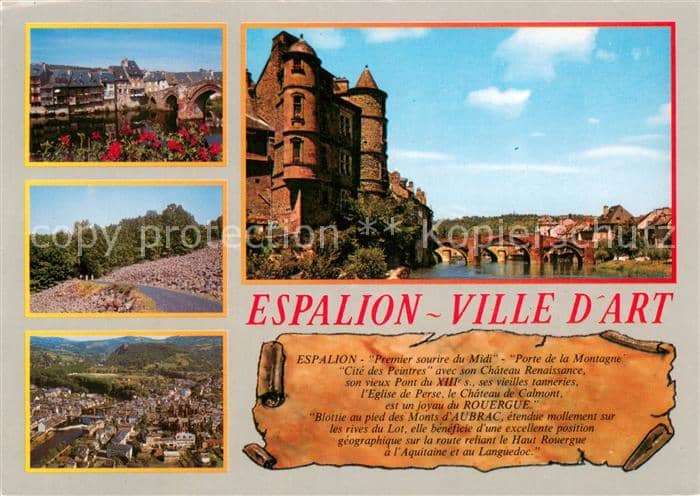 Chronik-AK Espalon Ville D`Art – Ansichtskarte