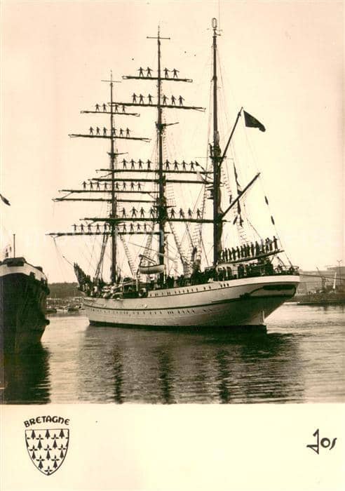 Segelschiffe P.37- Bretagne – Ansichtskarte