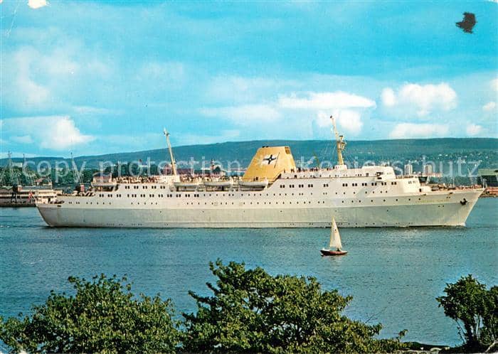 Dampfer Oceanliner Kronprins Harald Oslo-Kiel – Ansichtskarte