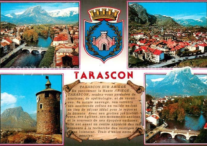 Chronik-AK Tarascon – Ansichtskarte