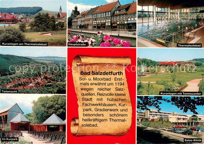 Chronik-AK Bad Salzdetfurth – Ansichtskarte