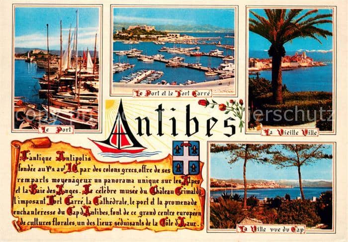Chronik-AK Antibes – Ansichtskarte