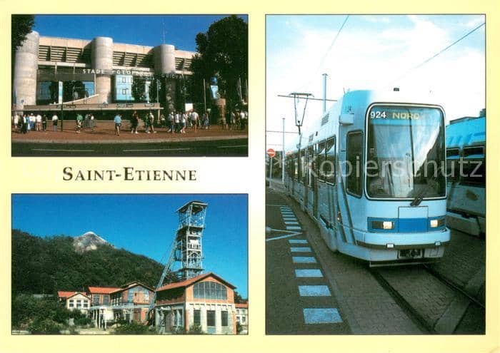 Strassenbahn Saint-Etienne – Ansichtskarte