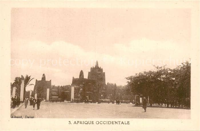 Dakar Afrique Occidentale – Ansichtskarte