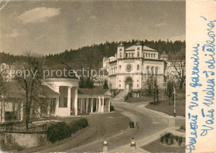 Marianske Lazne Rimsko katolicky kostel – Ansichtskarte