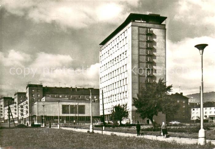 Most Bruex Czechia Hotel Internat Trida Budovatelu – Ansichtskarte