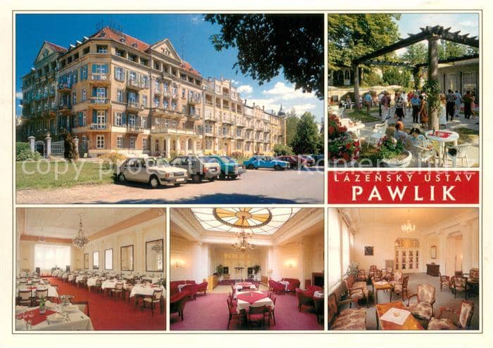 Frantiskovy Lazne Lazensky Ustav Pawlik Kurhotel – Ansichtskarte