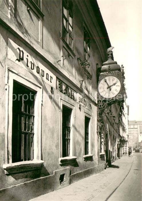 Praha Prahy Prague Pivovar U Fleki – Ansichtskarte