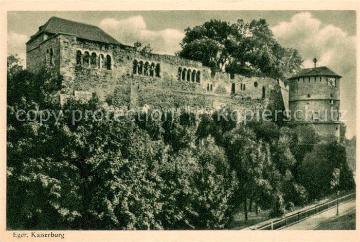 Eger Cheb Tschechien Kaiserburg – Ansichtskarte