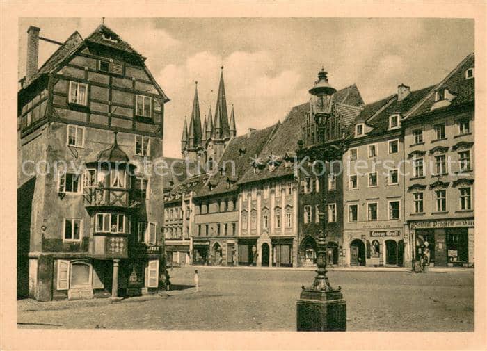 Eger Cheb Tschechien Marktplatz – Ansichtskarte