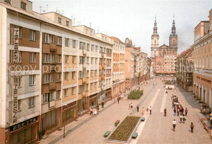 Legnica Marktplatz Innenstadt Kirche – بطاقة مصوّرة