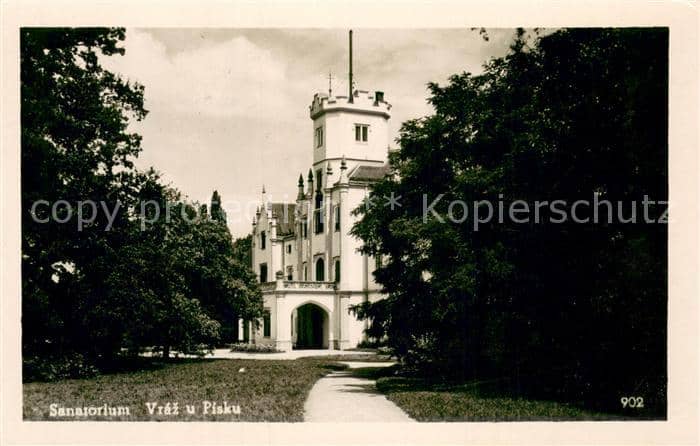 Vraz u Pisku Sanatorium – Ansichtskarte