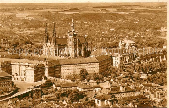 Prag  Prahy Prague Hradschin – Ansichtskarte