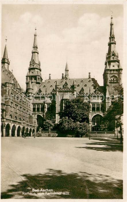 AACHEN NRW Rathaus – Ansichtskarte Aachen