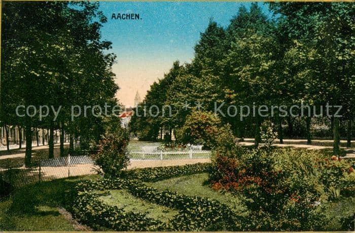 AACHEN NRW Park – Ansichtskarte Aachen