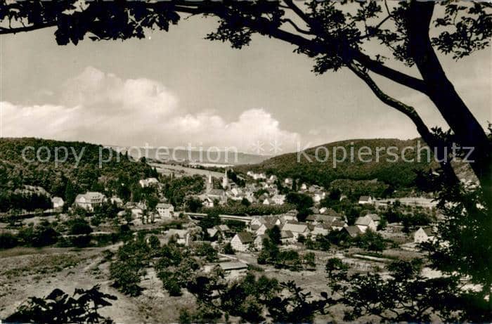 Herchen Sieg Windeck NRW Panorama Blick von der Duesseldorferhuette Luftkurort – Ansichtskarte Windeck
