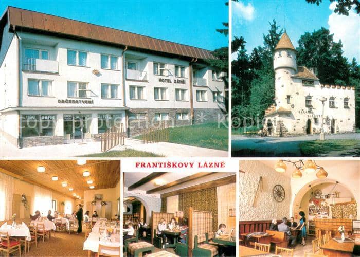 Frantiskovy Lazne Hotel Restaurant Zatisi Schloss – Ansichtskarte