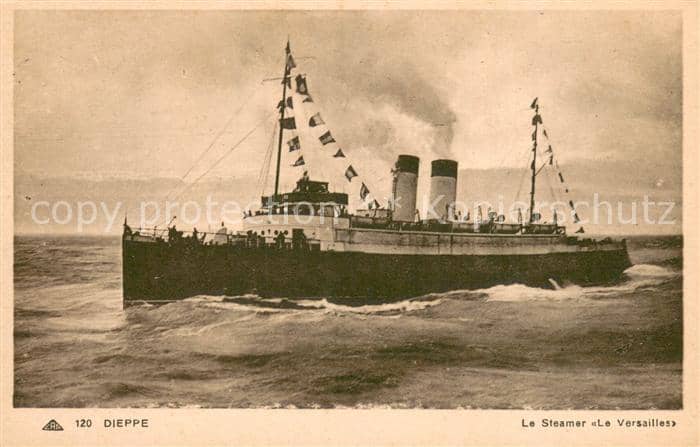 Dampfer Oceanliner Dippe – Ansichtskarte