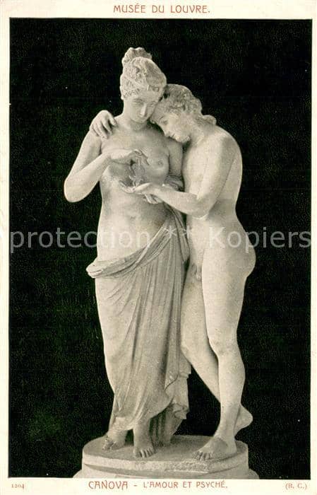 Skulpturen Sculptures Sculpturi-- Canova-L´AMOUR ET PSYCHE – Ansichtskarte