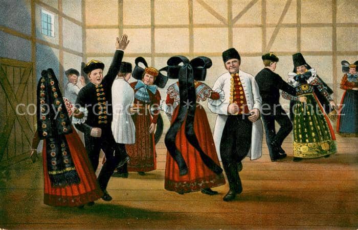 Tanz Taenzer 3062 Bueckeburg – Ansichtskarte