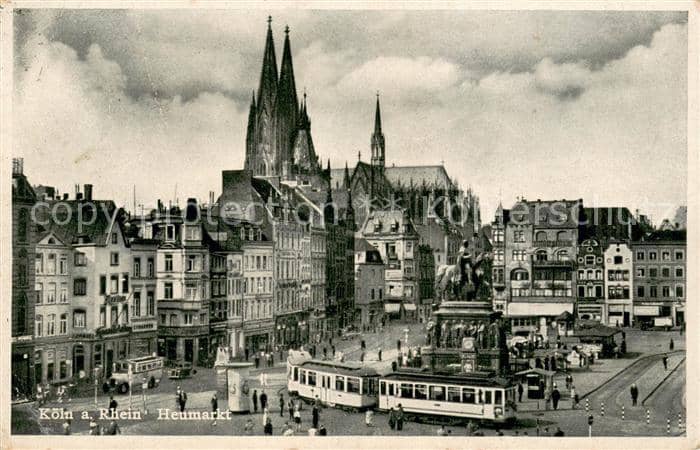 Strassenbahn Koeln a. Rhein – Ansichtskarte