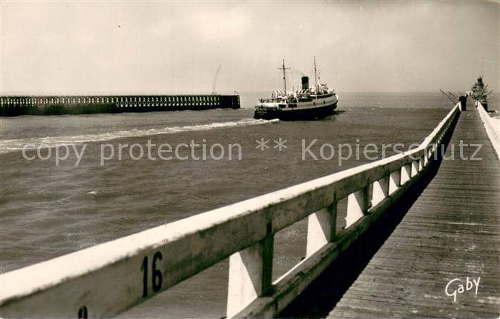 Dampfer Oceanliner Calais – Ansichtskarte