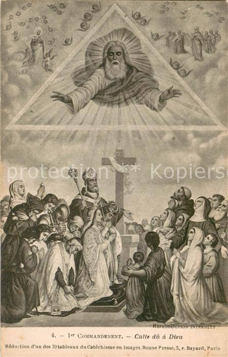 Religion Culte du a Dien – Ansichtskarte