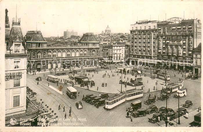 Strassenbahn Bruxelles – Ansichtskarte