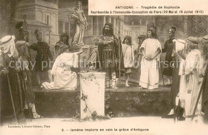 Theater Antigone-Tragédle de Sophocle – Ansichtskarte