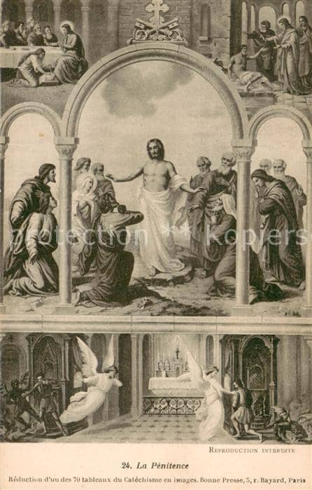 Religion La Penitence – Ansichtskarte