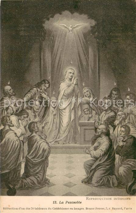 Religion Le Pentecote – Ansichtskarte