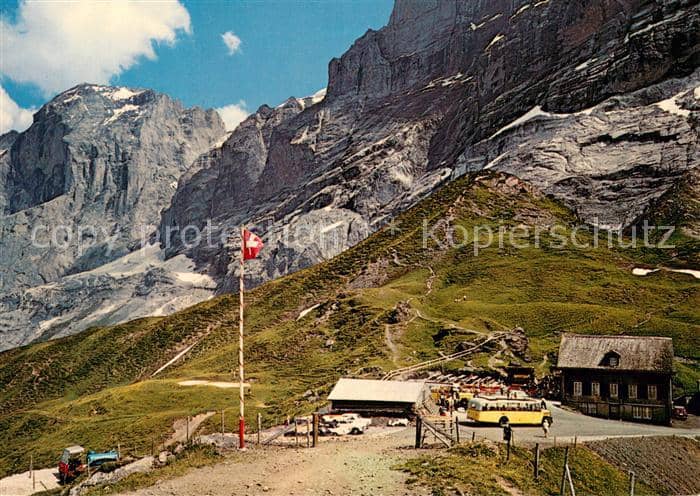 Postbus Hotel Grosse Scheidegg – Ansichtskarte