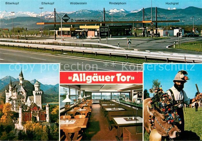 Autobahn Allgaeuer Tor – Ansichtskarte